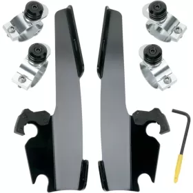 MEMPHIS SHADES HD Fats/Slim Windshield  Trigger-Lock Complete Mount Kit Harley Davidson FX / FXD / FXDL / FXDX / FXEF / FXRS / FXS / XL / XLH / XLT 883-1450 72-22