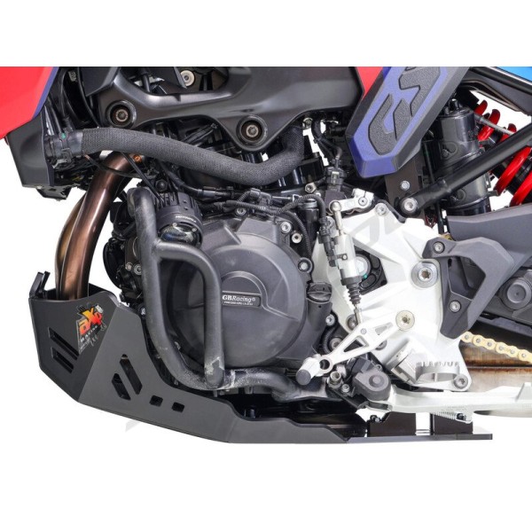 AXP Adventure Skid Plate - HDPE 8mm - for Outback Motortek Crash Bars