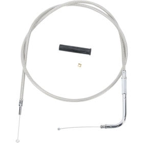 DRAG SPECIALTIES Stainless Braided Throttle Cable Harley Davidson FLSTSB 1584cc 08-10