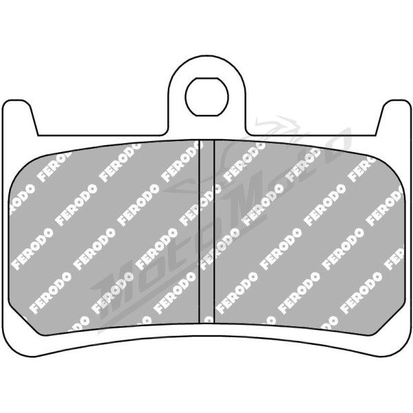 Ferodo Brake pads front 51x9,4mm Yamaha FJR / FZ1 / FZ6 / MT-01 / NIKEN / TDM / TRACER / XJR /  XSR / YZF-R1 / YZF-R6 600-1670 98-19