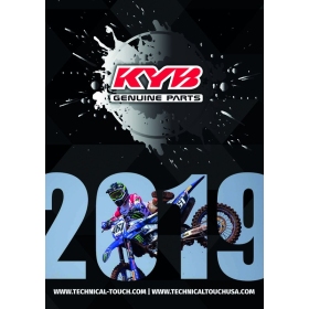 KAYABA šakių tepalo riebokšliai 2vnt YAMAHA YZ/ WR 125-450, RIEJU MR300, KAWASAKI KX125-500, HONDA XR/ CR 125-500, GAS GAS EC300