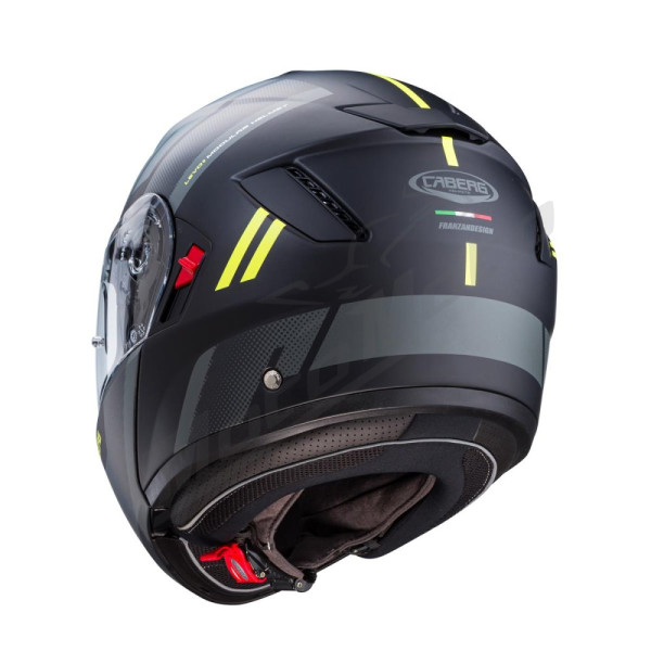 Flip-up Helmet Caberg Drift Evo X Manta Matte Black/Gray/Fluo Yellow