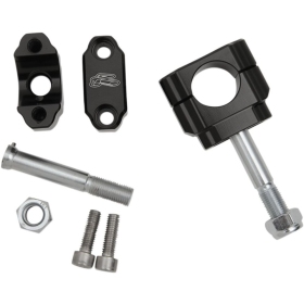 RENTHAL Rubber-Mounted Handlebar Clamp Ø28,6 Honda / Kawasaki / Yamaha 65-650 00-26