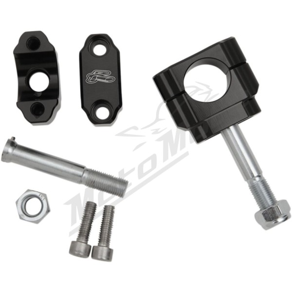 RENTHAL Rubber-Mounted Handlebar Clamp Ø28,6 Honda / Kawasaki / Yamaha 65-650 00-26