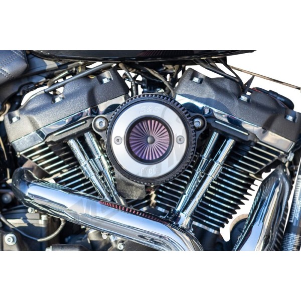 S&S CYCLE Air Stinger Stealth Air Cleaner Kit Harley Davidson FLDE / FLFB / FLFBS 1750-1977cc 17-25