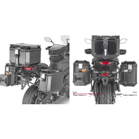 GIVI Monokey Cam Side Šoninių daiktadėžių laikikliai Yamaha Tracer-9 890 21-22