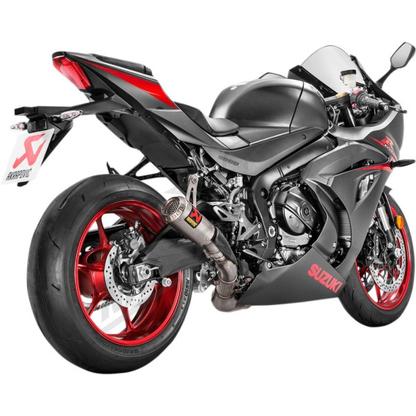 AKRAPOVIC Slip-On Line Muffler Titanium Suzuki GSX-R 1000 17-25