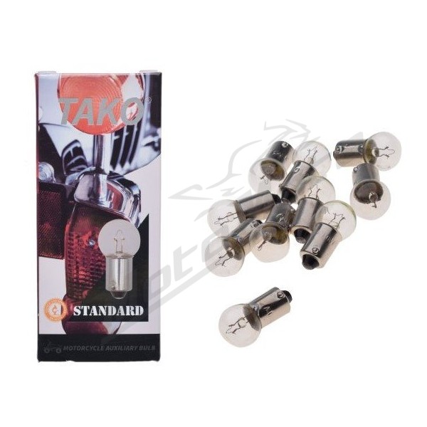 Light bulbs 12V 10W G14 BA9S / 10pcs