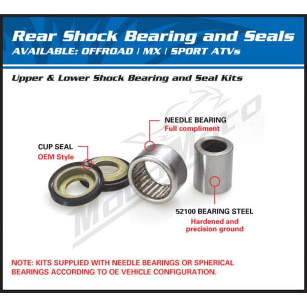 ALL BALLS Rear shock absorber lower bearing set Gas Gas / KTM / Husaberg 85-890 95-26
