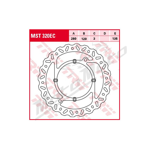 TRW ZF Front Brake Disc Husqvarna CR / SMS / TC / TE / TXC / WR / WRE / WXC 125-630cc 92-23