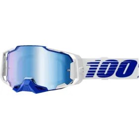 100% Armega Goggle (Mirror lens) Blue