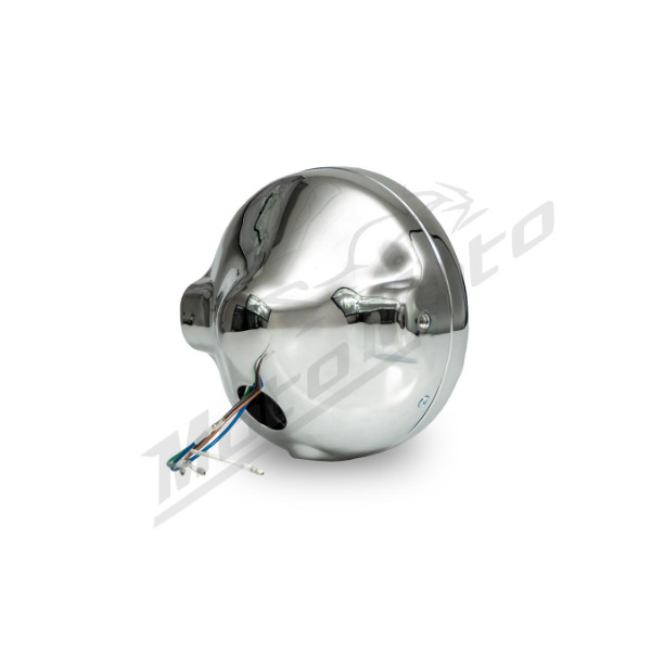 EMGO Universal headlight chrome Ø178mm