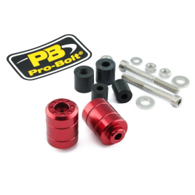 PRO BOLT Vairo antgaliai raudoni 2vnt. APRILIA / KTM / SUZUKI / YAMAHA 125-1400cc 96-24
