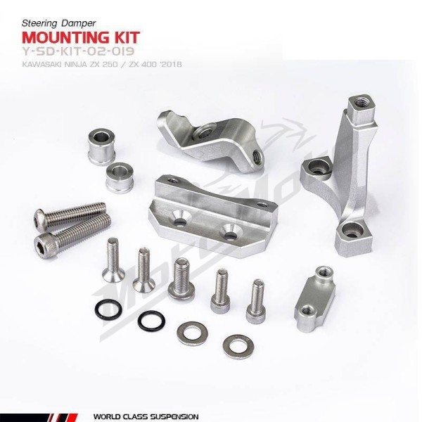 YSS Steering Damper Mounting Kit KAWASAKI NINJA 400 18-24