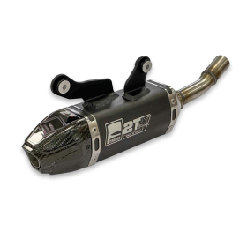FRESCO Carby Juodo aliuminio / anglies pluošto duslintuvas Gas Gas / Husqvarna / KTM 125 23-27