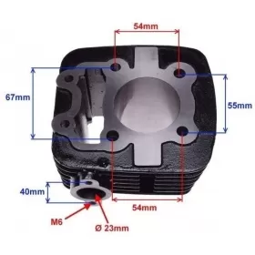 Cylinder kit BAJAJ 100cc / Ø53 / PIN Ø13 4T
