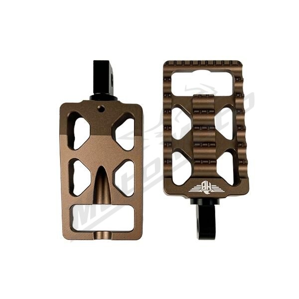 HEINZ BIKES MX V1 Rear Foot Pegs Harley Davidson FLDE / FLSL / FXBB / FXLR / FXST 1750/1923 18-25