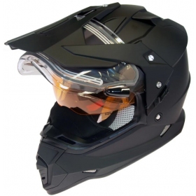 Timeless SnowTrail Motocross Helmet (with heated visor)