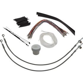 FAT BAGGERS Control Installation Kit 35.5cm high handlebars Harley Davidson FLHTCUSE3 / FLHXSE3 1800cc 08-13