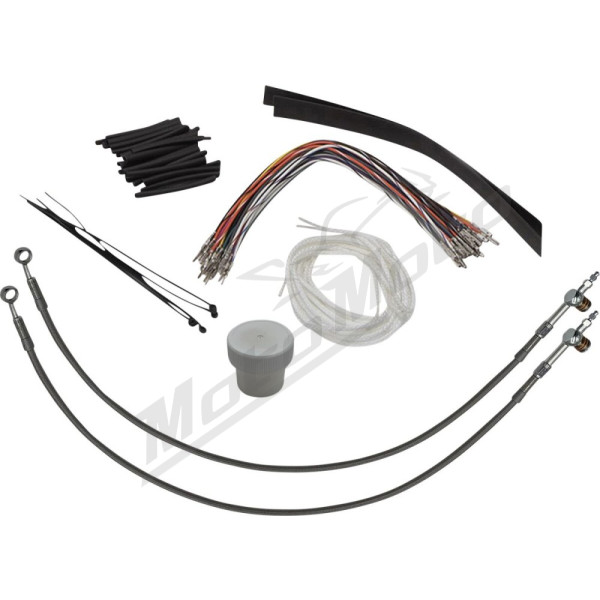 FAT BAGGERS Control Installation Kit 35.5cm high handlebars Harley Davidson FLHTCUSE3 / FLHXSE3 1800cc 08-13