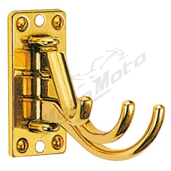 Osculati 3-hook coat hanger chromed brass 73x36mm