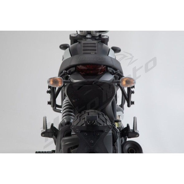 SW-MOTECH Legend Gear LC1 & LC 2 Side Bag System Brown Edition Ducati Scrambler 803 17-22