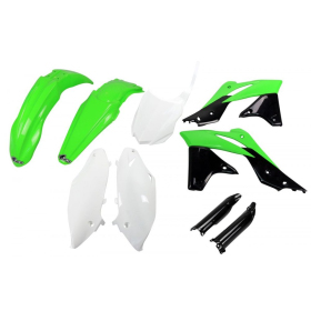 UFO Plastic set with fork guards Kawasaki KXF 250 13-16