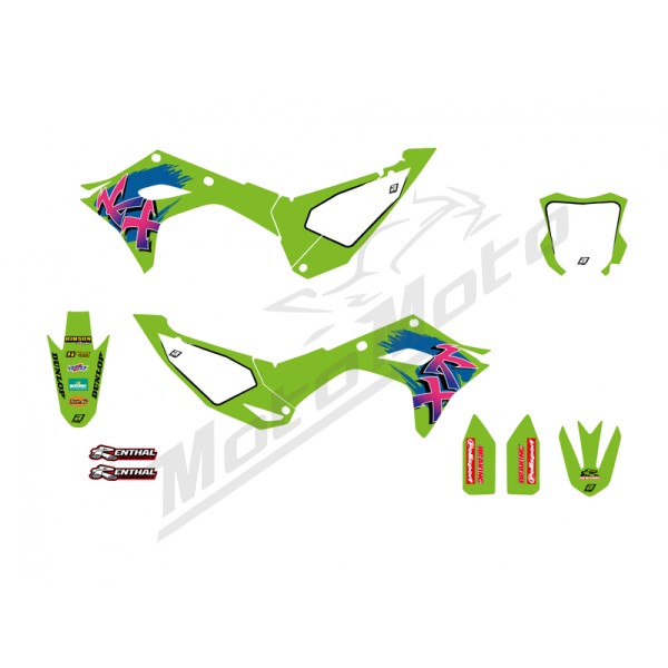BLACKBIRD Retro graphics Kawasaki KX 250-450cc 24-26