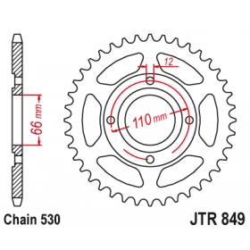 Rear sprocket JTR849