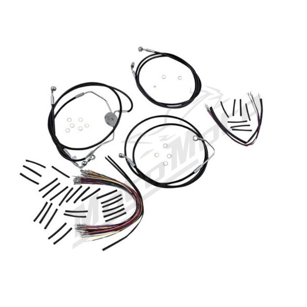 MAGNUM SHIELDING XR Handlebar Installation Kit Black/Chrome 30.5/35.5cm Harley Davidson FLTRSE3 / FLTRUSE / FLTRXSE 1800 09-12