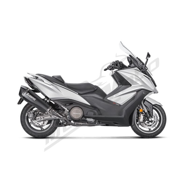 AKRAPOVIC Slip-On Line Muffler Stainless Steel / Carbon Fiber Kymco AK 550 17-20