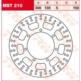 FRONT BRAKE DISC MST210 HONDA VFR / KAWASAKI EN / VN 500-1500cc 1994-2012 1PC