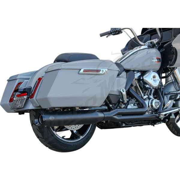 S&S CYCLE 2-into-1 GNX Exhaust System Harley Davidson FLH / FLHFB / FLHR / FLHRC / FLHRXS 1750-1977cc 17-26