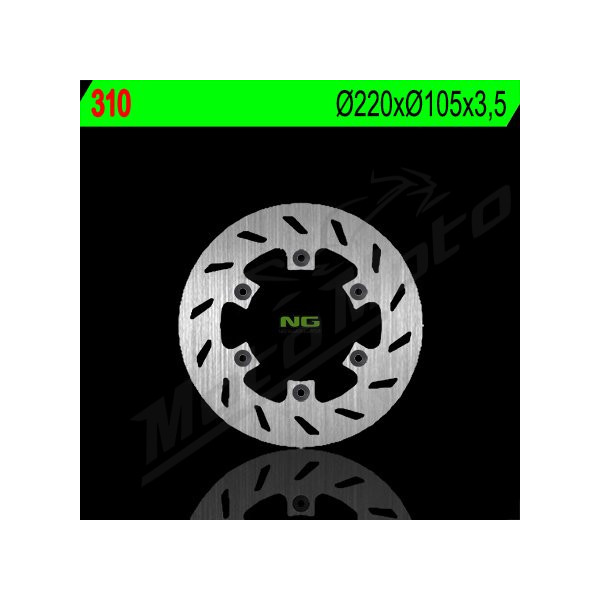 NG BRAKES Front Fixed Brake Disc 220mm Beta / Malaguti / Rieju 50-125cc 90-20