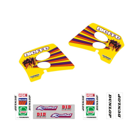 TECNOSEL Seat cover and sticker set Suzuki RM 125-250 93-95