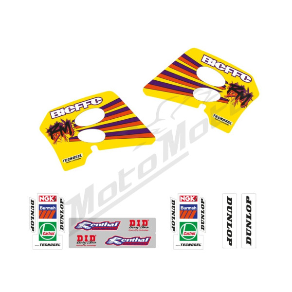 TECNOSEL Seat cover and sticker set Suzuki RM 125-250 93-95