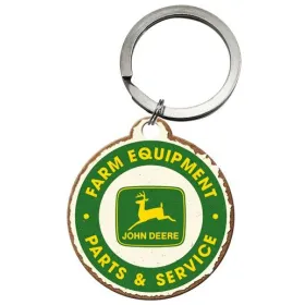 KEY RING JOHN DEERE PARTS SERVICE