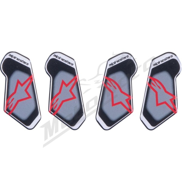 ALPINESTARS RK-7 kelių apsaugų dangtelių lipdukų atsarginis rinkinys