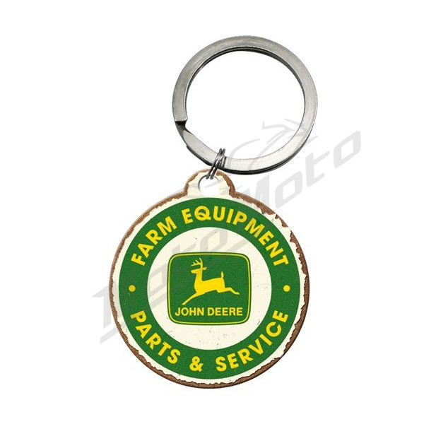 KEY RING JOHN DEERE PARTS SERVICE
