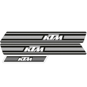 TECNOSEL Graphic Kit KTM GS 125-250 1974-1976 Black