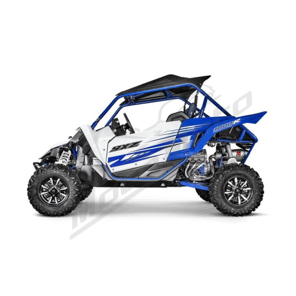 AKRAPOVIC Evolution Line Full Exhaust System Titanium / Carbon Fiber Yamaha YXZ 1000 16-25