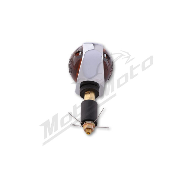 HIGHSIDER Smart Ochsenauge Universal bends chrome 2pcs
