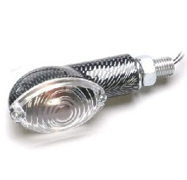 K&S TECHNOLOGIES Universal Mini-Stalk Marker Lights Carbon Fiber 2pcs