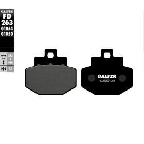 GALFER Semi-Metallic Brake Pads Piaggio / Vespa 125-500cc 00-15