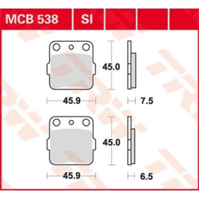 TRW SI Series Sindered Off-Road Brake Pads Honda / Suzuki 125-500cc 82-21