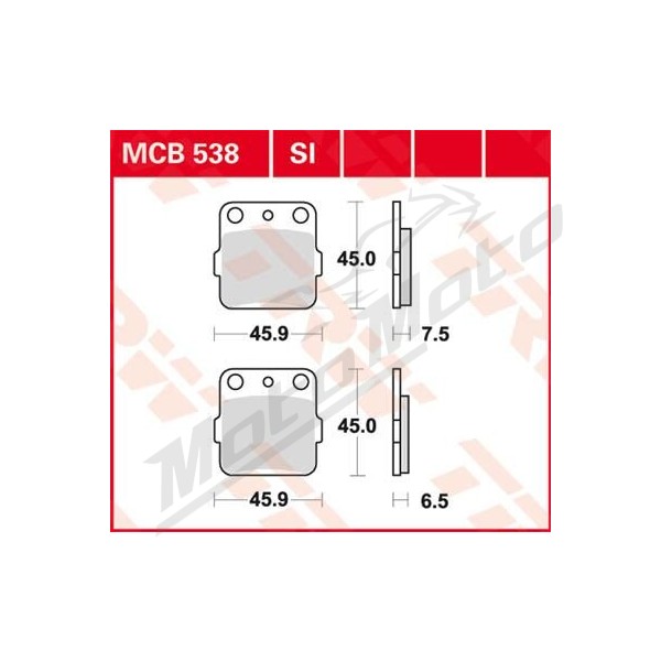 TRW SI Series Sindered Off-Road Brake Pads Honda / Suzuki 125-500cc 82-21