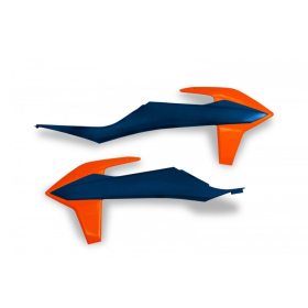 UFO Radiator Plastics Blue / Orange KTM SX / SX-F / EXC / EXC-F 125-500 19-23