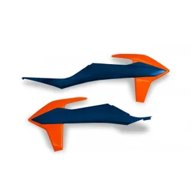 UFO Radiator Plastics Blue / Orange KTM SX / SX-F / EXC / EXC-F 125-500 19-23
