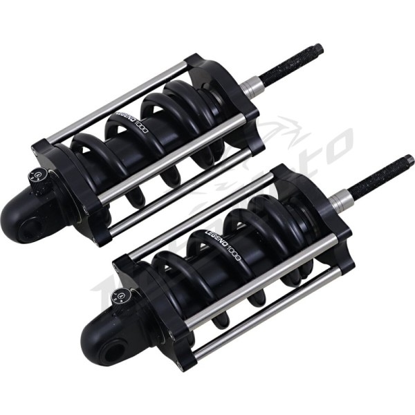 LEGEND SUSPENSION REVO-A  Heavy Duty Adjustable Softail Coil Suspension Harley Davidson FLS / FLSTF / FLSTN / FXSB / FXSTS 1450/1800 00-17