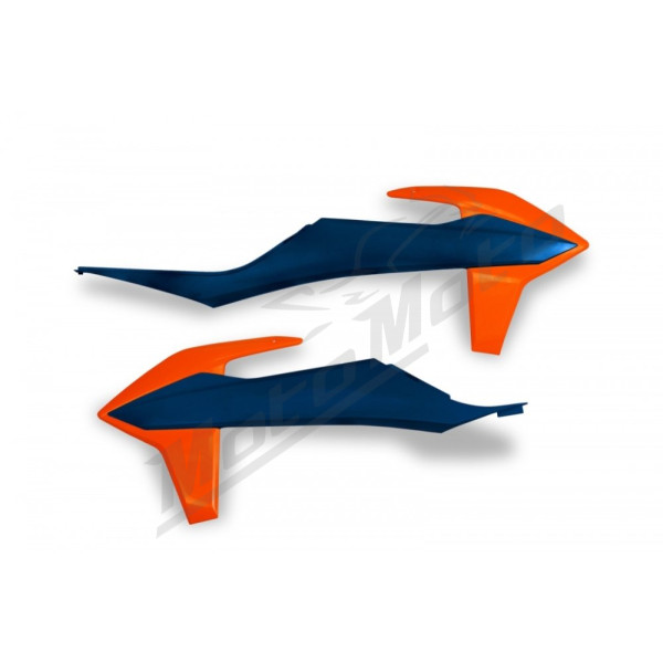 UFO Radiator Plastics Blue / Orange KTM SX / SX-F / EXC / EXC-F 125-500 19-23